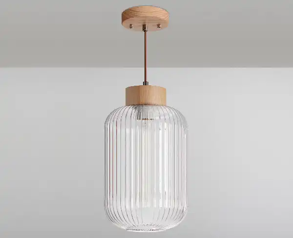 ג’ארה 40 - תאורה תלויה דקורטיבית מעץ וזכוכית