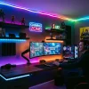 רצועת ניאון LED RGB לחדר גיימינג
